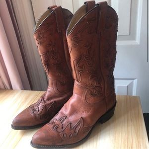 Frye Cowboy Boots Sz 10 Great Condition!